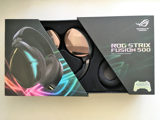 ASUS ROG Strix Fusion 500 RGB 7.1, игровая, гарнитура