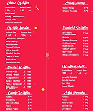 World Of Waffles menu 1