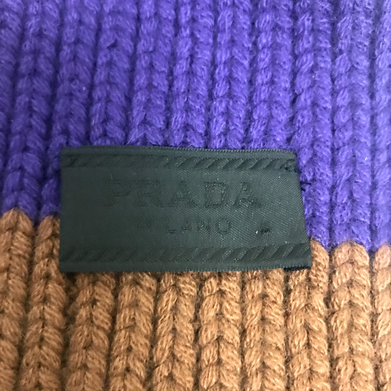 Prada Striped Scarf