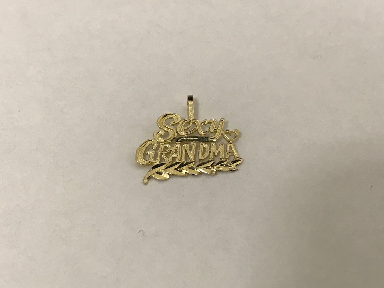 14K Gold "Sexy Grandma" Pendant