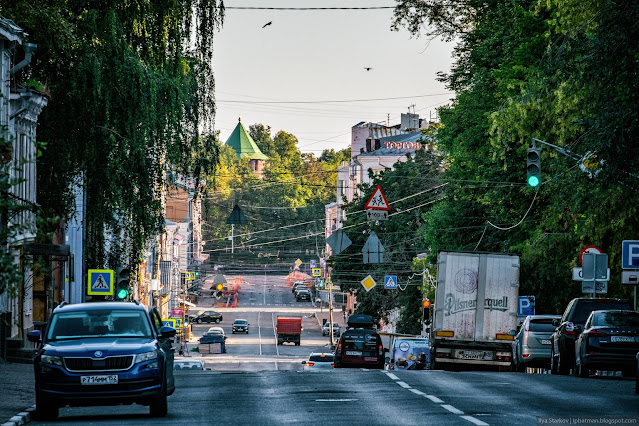 Улица Алексеевская в длину