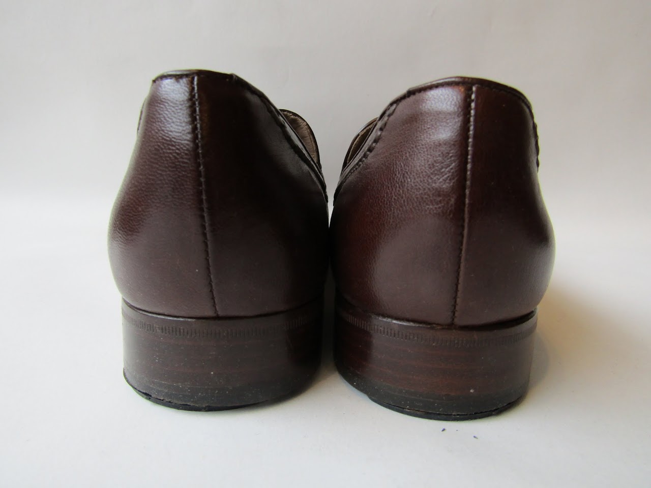 Vintage Bally Chocolate Brown Tassel Loafers