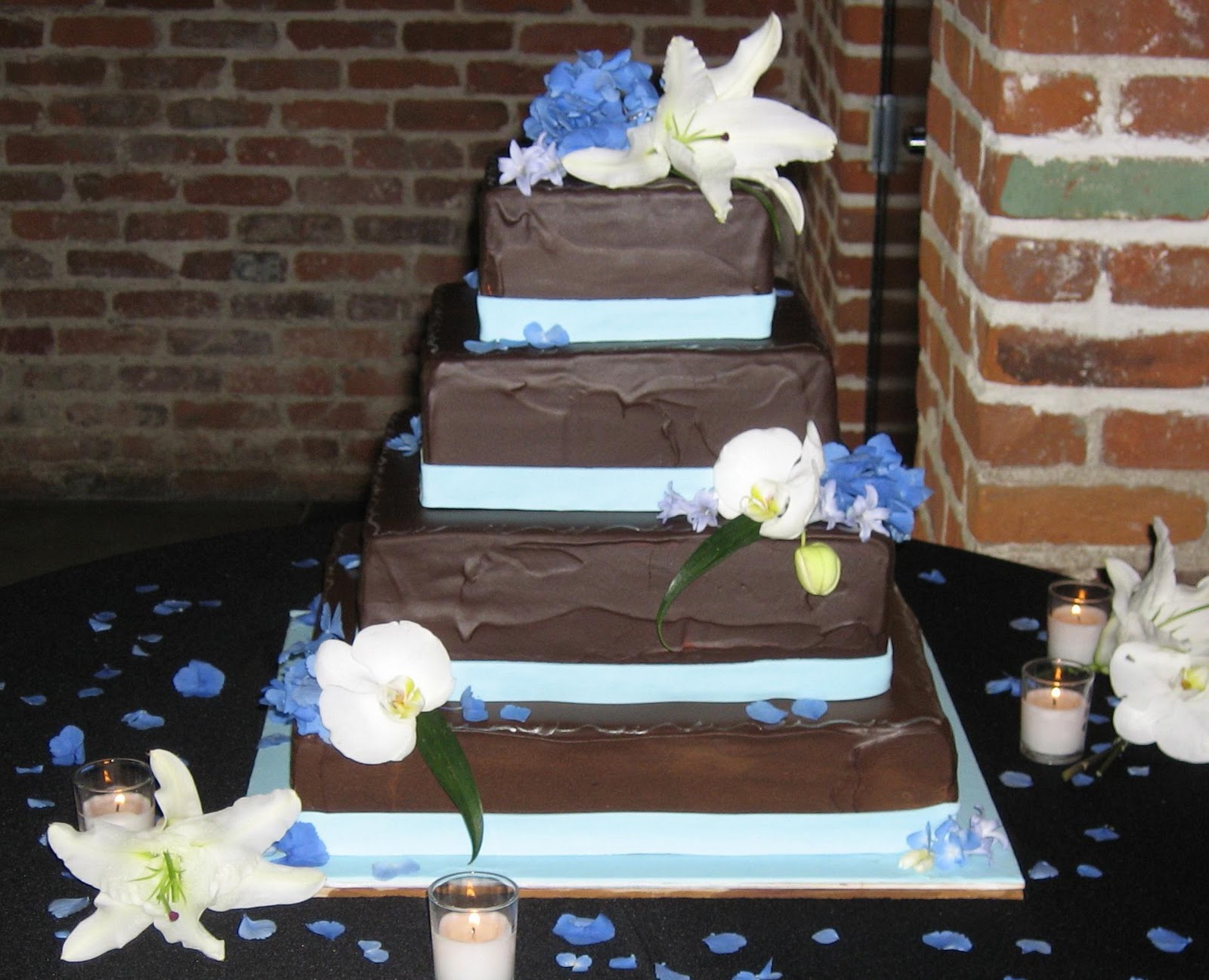 Four Tier Chocolate Wedding