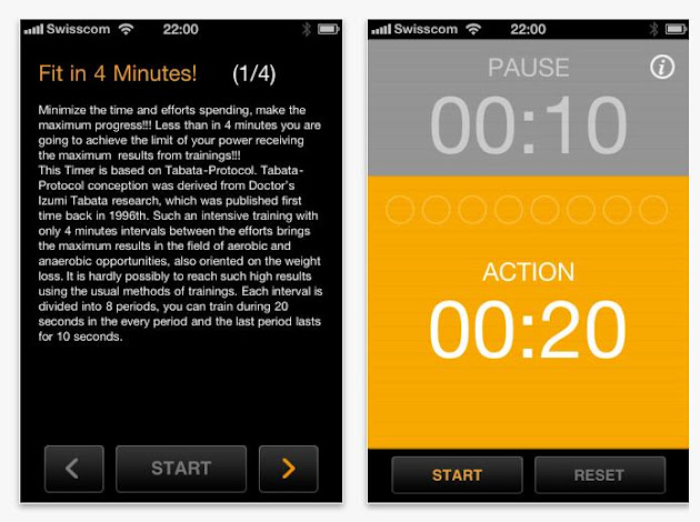Tabata Timer App