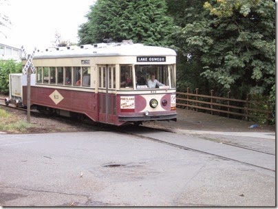 IMG_8457 Willamette Shore Trolley at Riverwood Road in Portland, Oregon on August 19, 2007