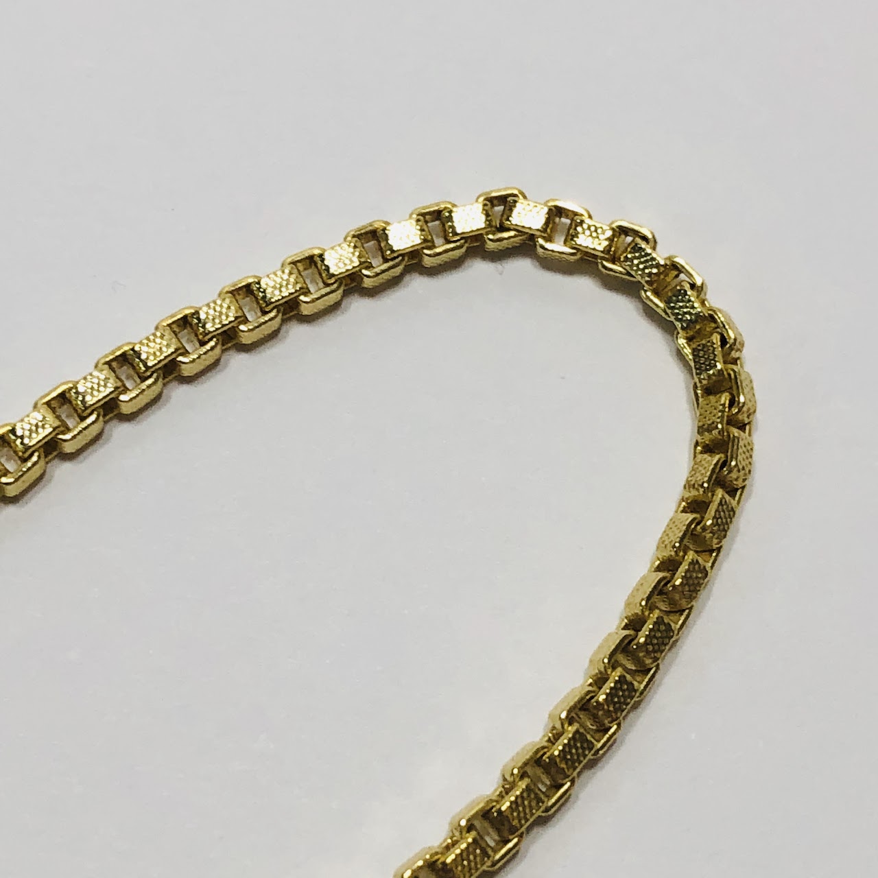 14K Box Chain Necklace