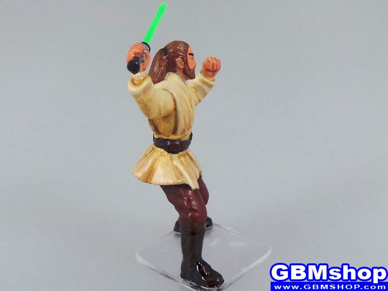 star wars miniature Imperial Assault Qui Gon Jinn Jedi Weapon Master #28 Champions of the Force Star Wars Miniatures Custom Customize and Painting