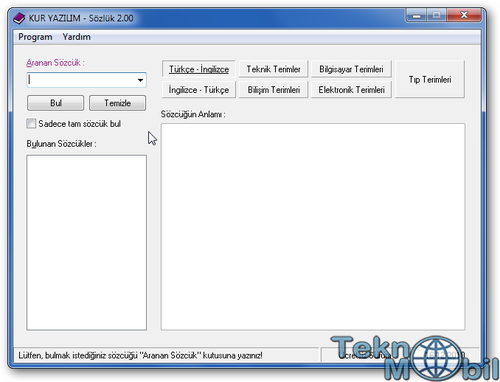 Pufo Sesli Sözlük v1.8 (Türkçe-İngilizce) Pufo Sesli Sözlük v1.8 (Türkçe-İngilizce)