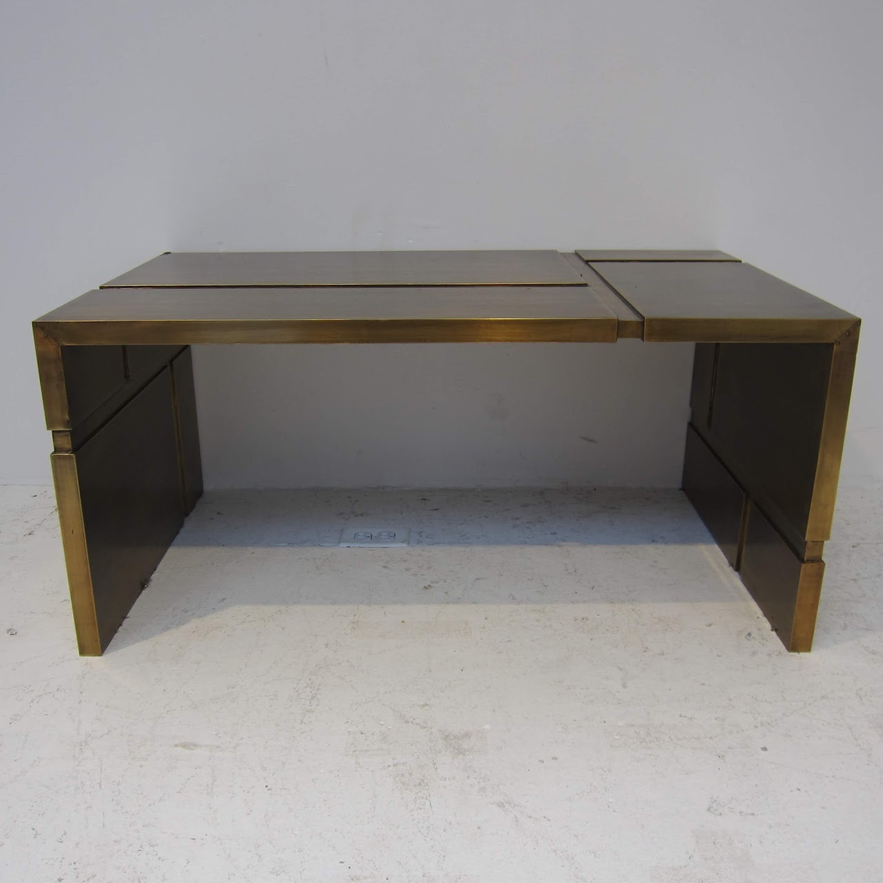 Brass Clad Coffee Table