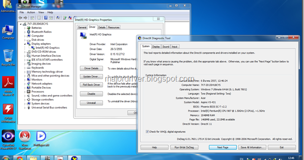 Download Intel HD Graphics Driver for Acer Aspire V5-431 ...