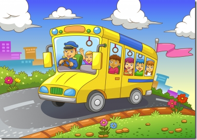 Illustration of a school bus courtesy of AKARAKINGDOMS at FreeDigitalPhotos.net