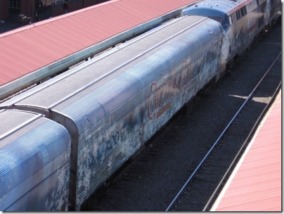 IMG_7633 Christmas Carol Train Car MRLX #801101 at Union Station in Portland, Oregon on July 1, 2009