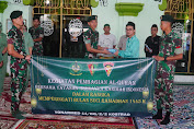 Bulan Suci Ramadhan 1445 H, Yonarmed 11/GG/2/2 Kostrad Gelar Pembagian Mushaf Al-Quran