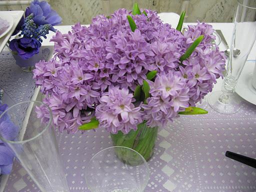 A vibrant purple bouquet from