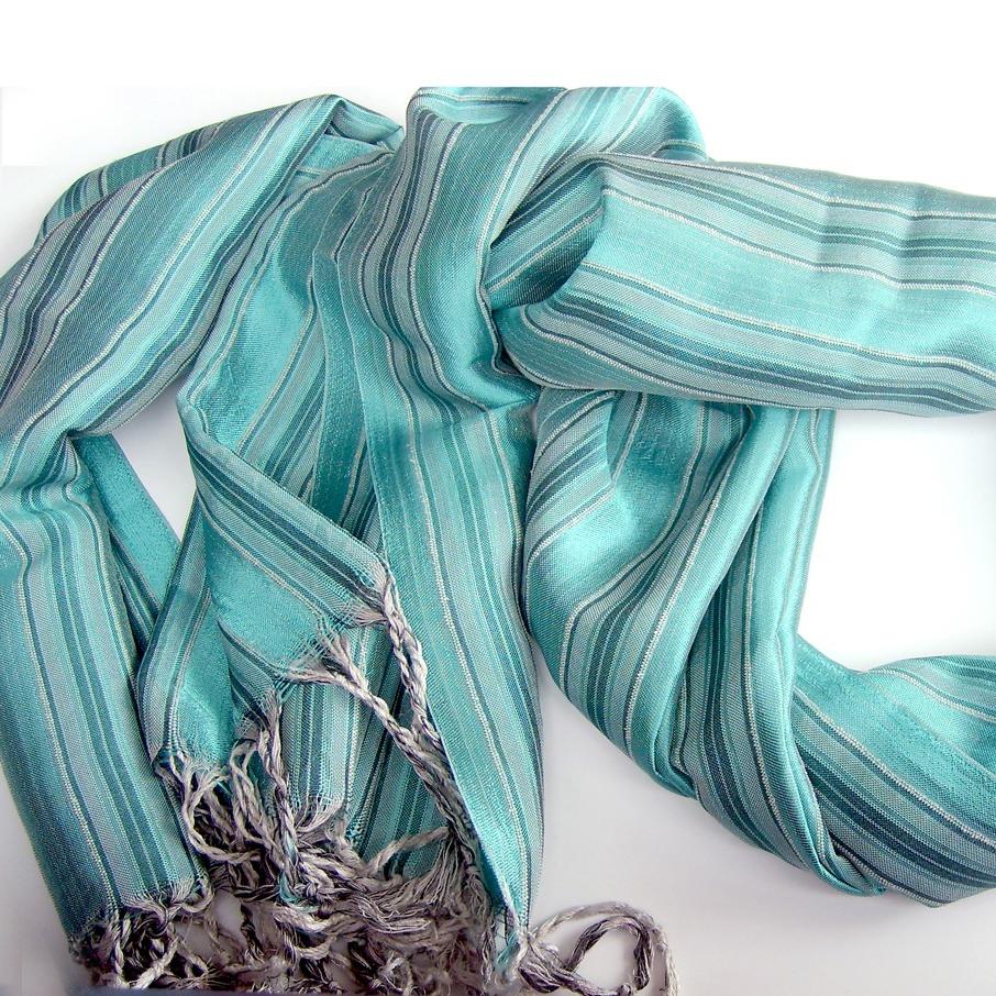 Handwoven Aqua Turquoise