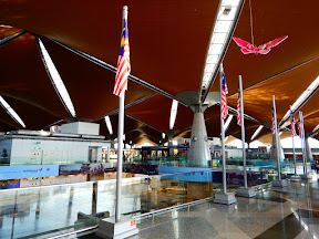 空港の国旗