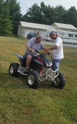 Riding ATVs at Tim Hurley's (5)