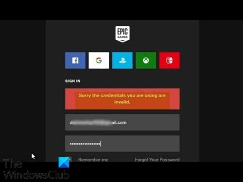 Errori di accesso a Epic Games Launcher-1