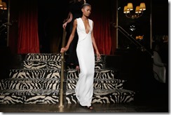 NEW YORK, NY - FEBRUARY 16:  A model walks the runway at the Brandon Maxwell A/W 2016 fashion show during New York Fashion Week at The Monkey Bar on February 16, 2016 in New York City.  (Photo by JP Yim/Getty Images For Brandon Maxwell)