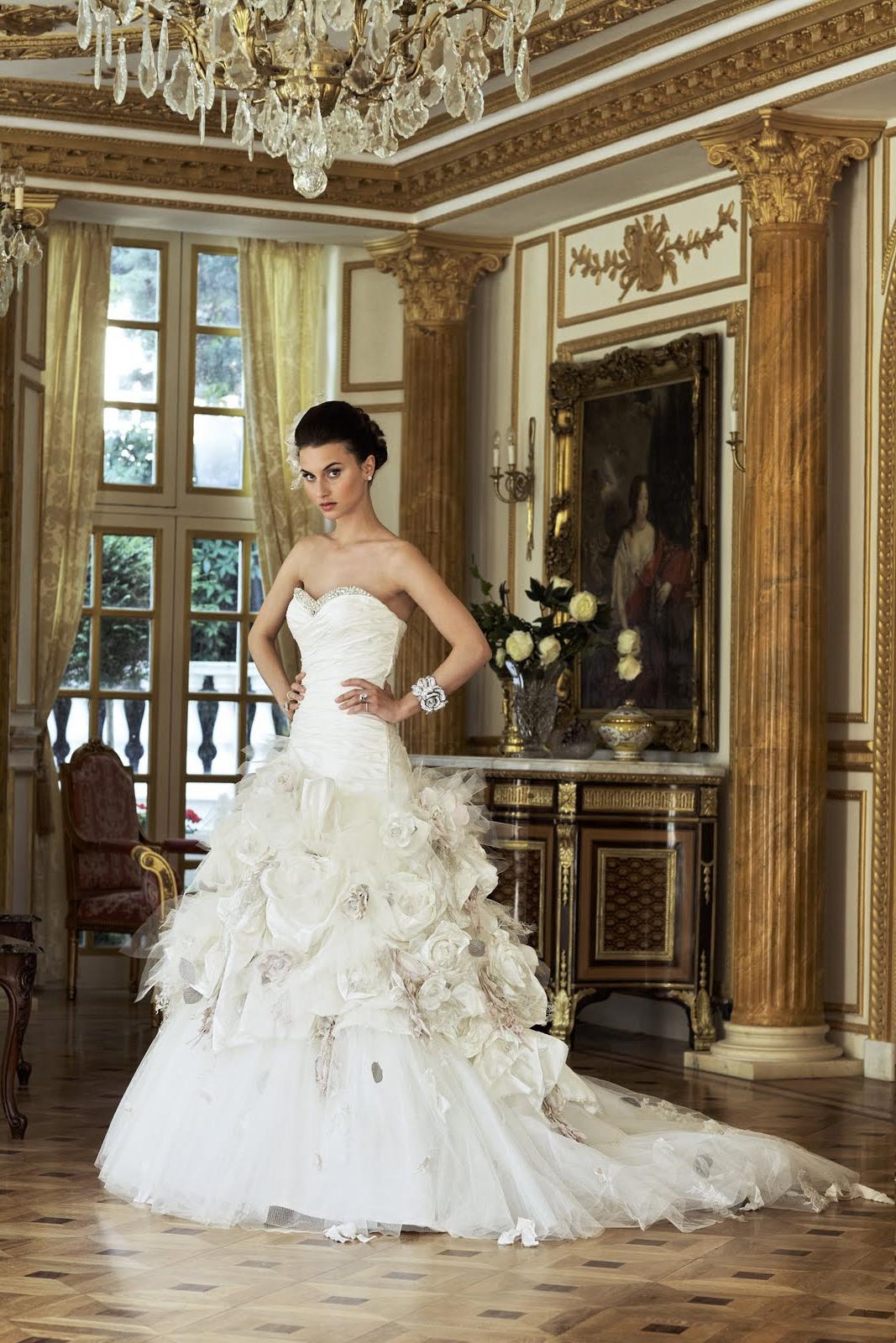 theatrical wedding dresses