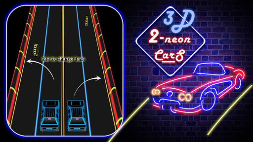 3D Neon 2Cars