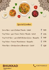 Bhukkad menu 2