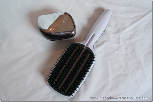 tangle teezer paddle haircare routine