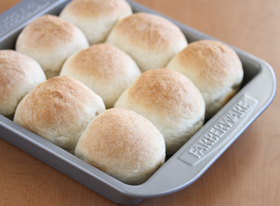 photo fo rolls in a baking dish