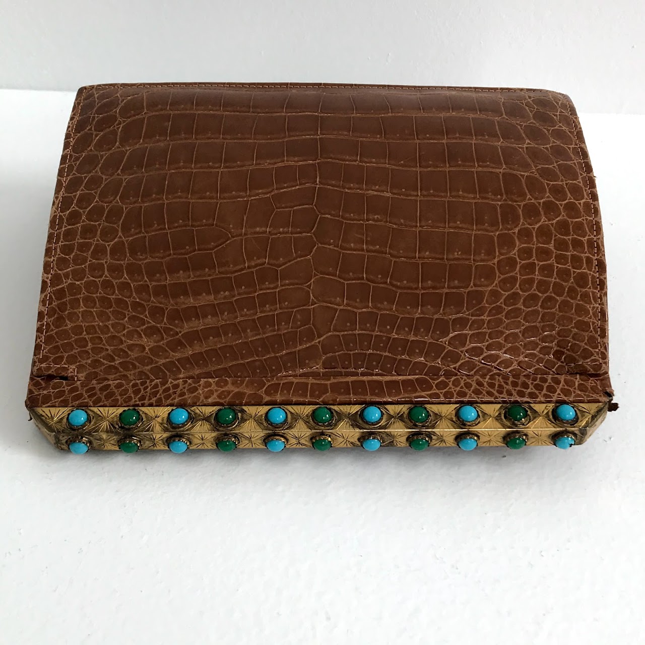Vintage Alligator Clutch