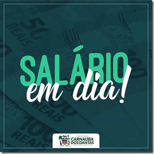 Salário em dia