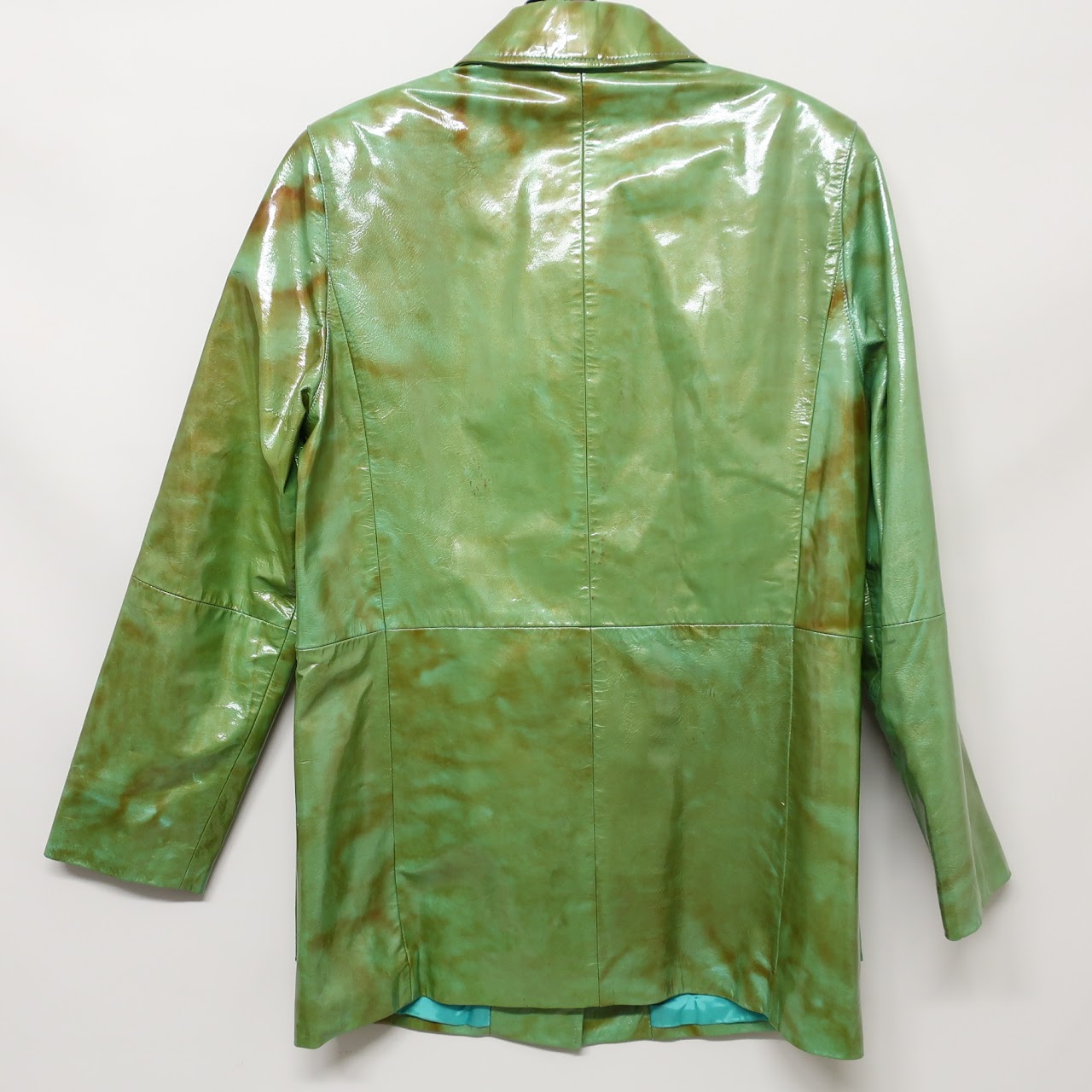 Salvatore Ferragamo Patent Leather Coat