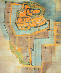 大洲城：元禄五年大洲城絵図