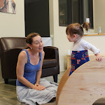 LePort Schools Parent & Child Montessori Infant classrooms are set up for babies to practice gross motor activity, like going to a baby gym!