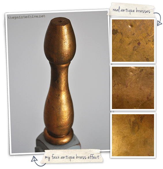 How To Create a Realistic Faux Aged Brass Patina