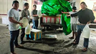 Polisi Amankan Ribuan Liter Captikus Tanpa Izin Edar