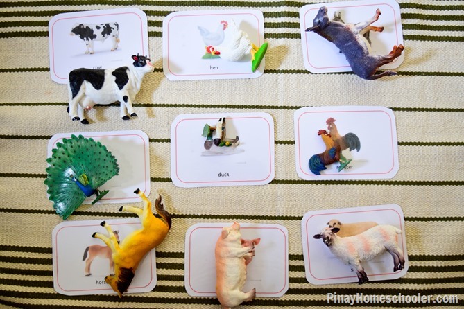 FREE Farm Animals Matching cards