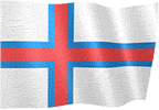 Animated waving Faroese flags