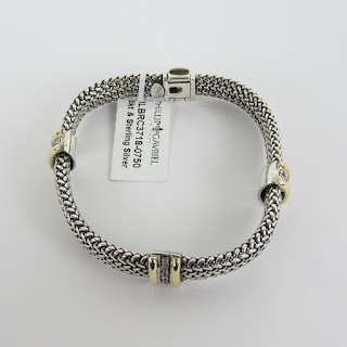 Phillip Gavriel Sterling & White Sapphire Bracelet