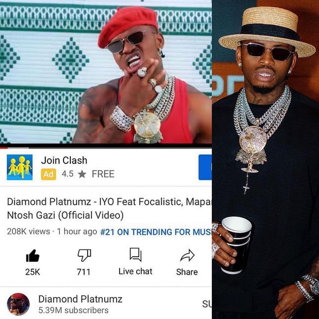 Diamond Platnumz Kiboko Avunja Record Bongo na Wimbo Wake Mpya Ndani ya Lisaa Limoja