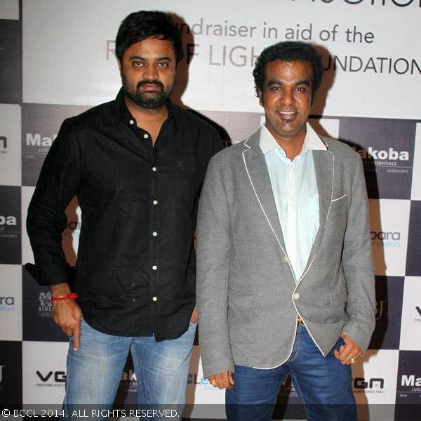 Premsai and Prabhu attend an art auction after party, organised by Madras Round Table, held at Hotel Hyatt.