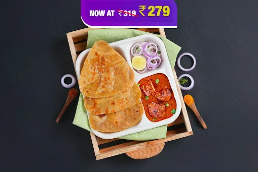 Chicken Tikka Masala Paratha Lunchbox