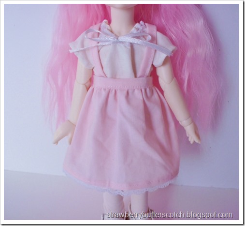 Cute pink outfits for yosd sized ball jointed dolls.