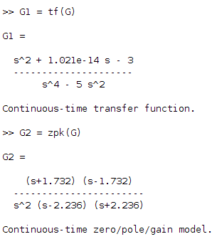 Equivalent TF representation