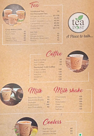 Tea Post menu 1