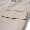  Áo Vest Trơn 4MEN AV002 form Regular Màu Kem chất vải âu cao cấp, lịch sự