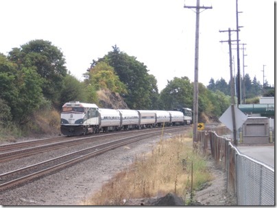 IMG_8695 Amtrak Cascades NPCU #90340 in Kalama, Washington on August 25, 2007