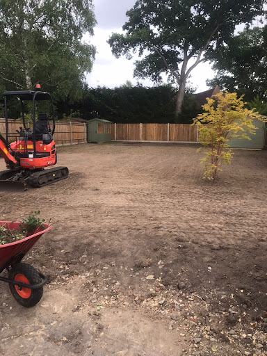 Before picture 
Excavating- preparation work 