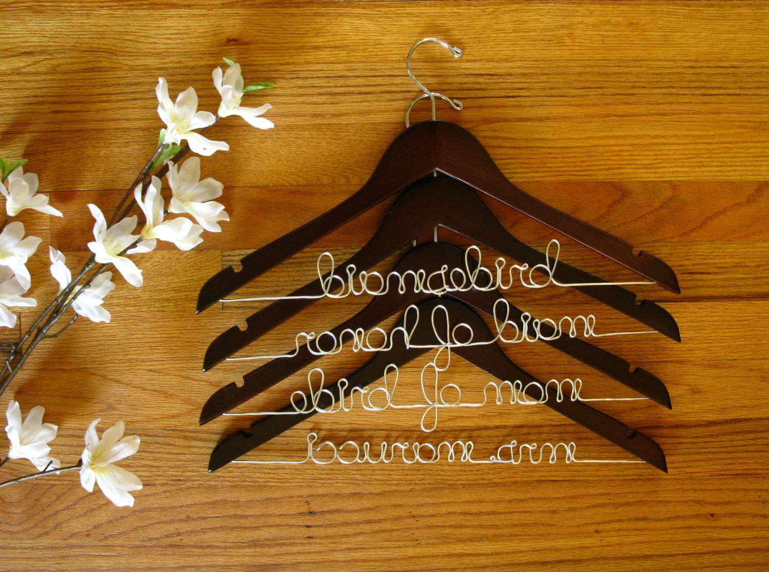 Personalized Wedding Hangers