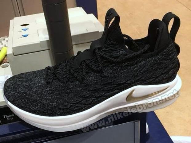 lebron 15 low black thunder grey