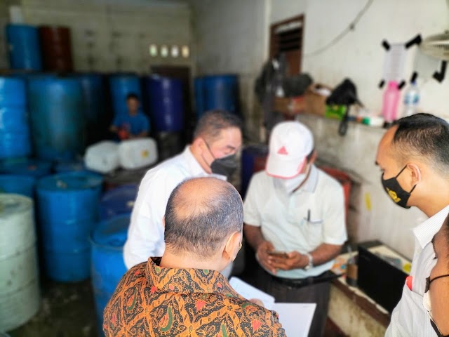 Satreskrim Polres Tebing Tinggi Sidak Migor, Stok Mencukupi